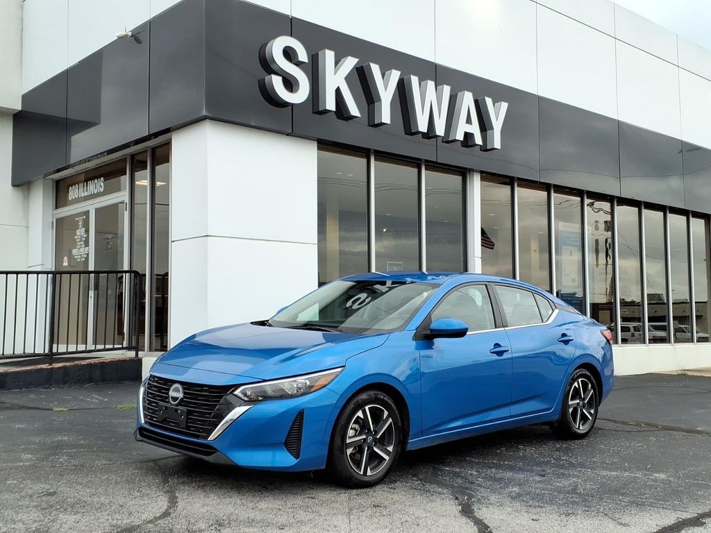 Electric Blue Metallic 2024 Nissan Sentra Sedan Front-Wheel Drive Automatic