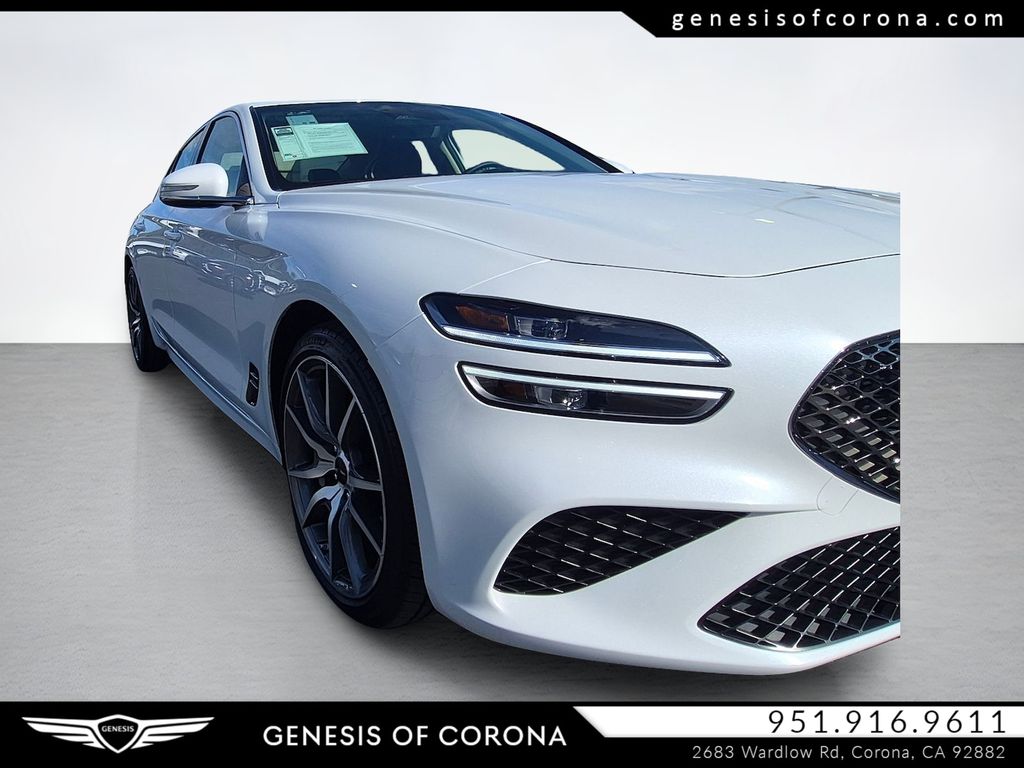 White 2026 Genesis G70 2.5T Standard RWD Sedan Rear-Wheel Drive 8-Speed Automatic