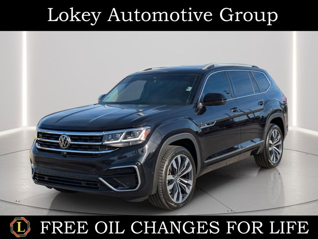 Deep Black 2022 Volkswagen Atlas V6 SEL Premium R-Line 4Motion SUV / Crossover All-Wheel Drive 8-Speed Automatic