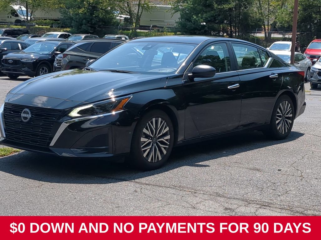 Black 2025 Nissan Altima Sedan Front-Wheel Drive Continuously Variable Transmission