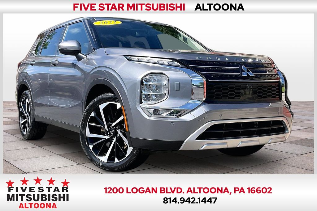 Mercury Gray Metallic 2022 Mitsubishi Outlander SE S-AWC SUV / Crossover All-Wheel Drive Continuously Variable Transmission