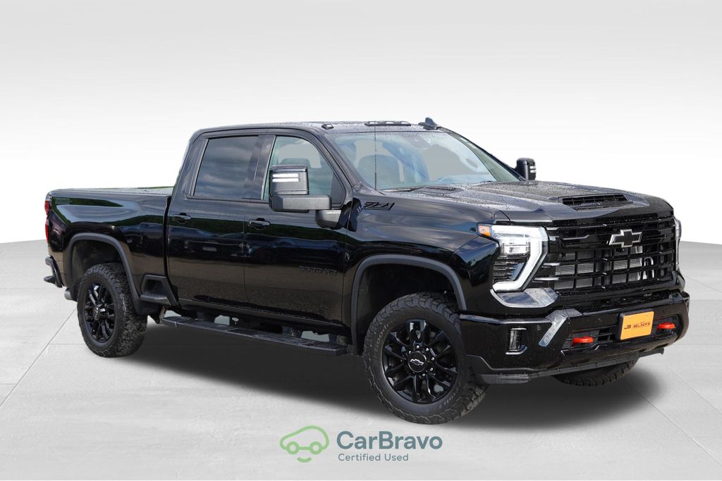 Black 2025 Chevrolet Silverado 3500HD Pickup Truck Four-Wheel Drive Automatic