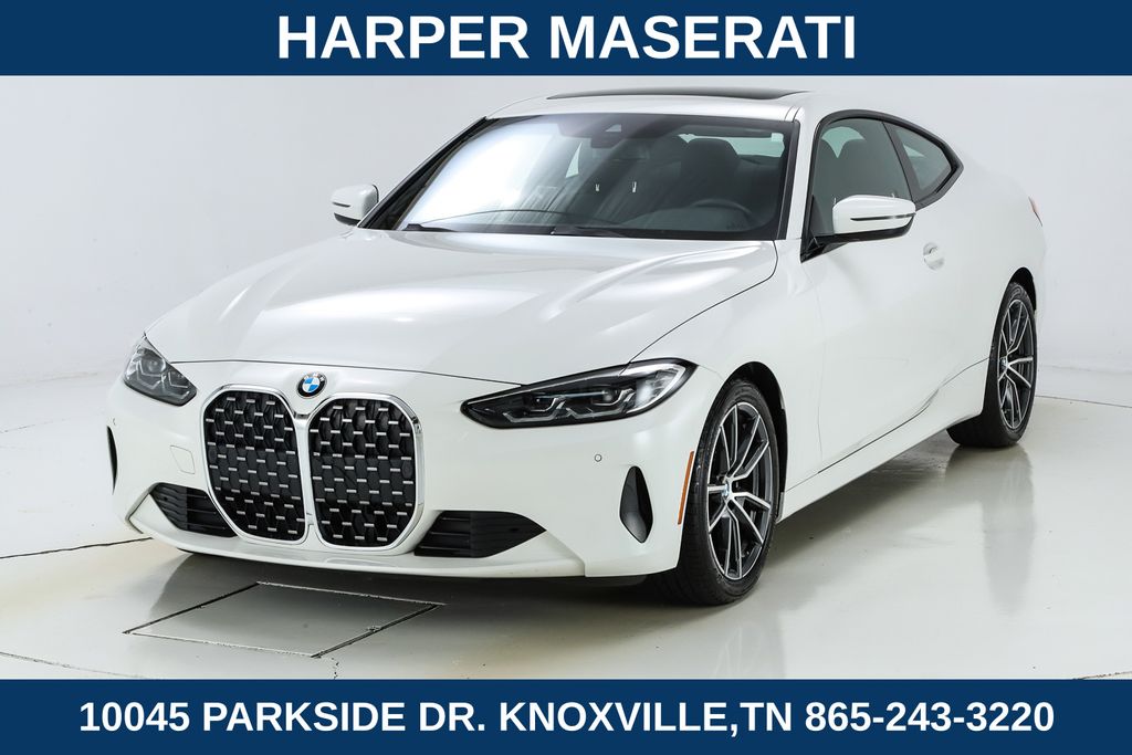 Alpine White 2021 BMW 4 Series Coupe Rear-Wheel Drive 8-Speed Automatic