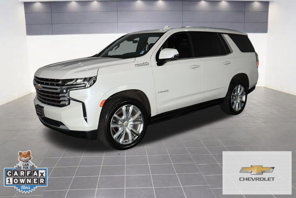 White (Iridescent Pearl Tricoat) 2023 Chevrolet Tahoe High Country 4WD SUV / Crossover Four-Wheel Drive