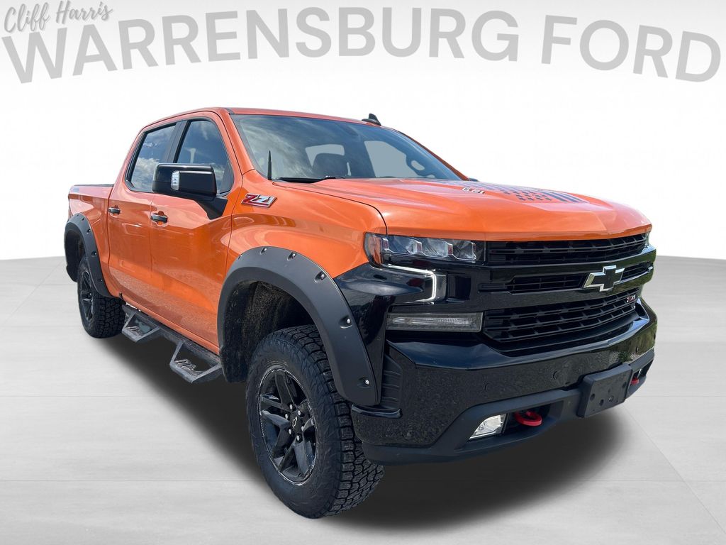 Tangier Orange 2021 Chevrolet Silverado 1500 Pickup Truck Four-Wheel Drive Automatic