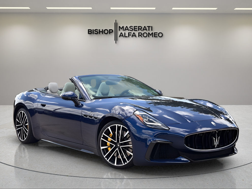 Blu Maserati Metallic 2024 Maserati GranCabrio Trofeo AWD Convertible All-Wheel Drive 8-Speed Automatic