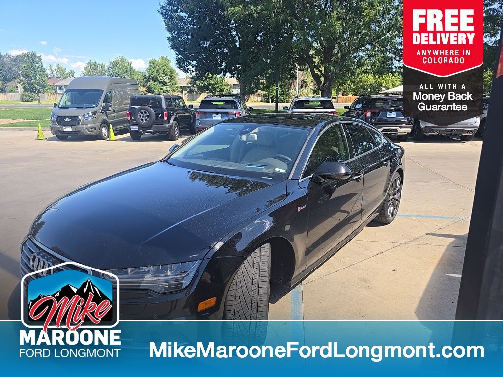 Black Metallic 2018 Audi A7 Sedan All-Wheel Drive 8-Speed Automatic