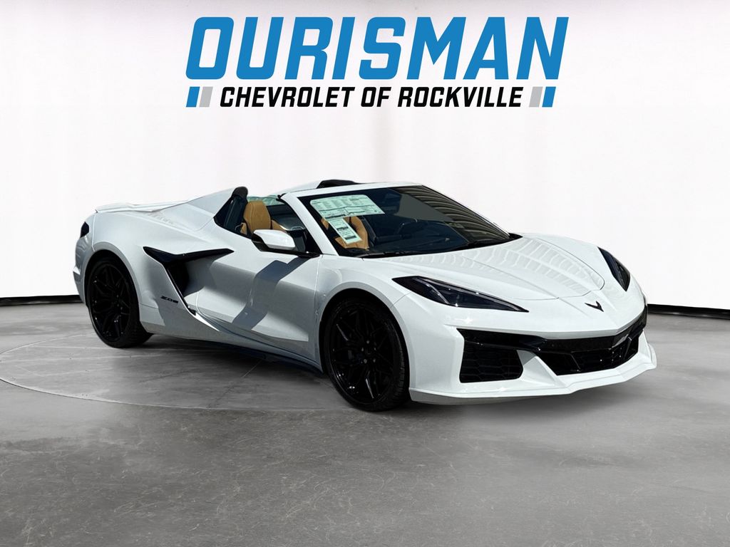 Arctic White 2025 Chevrolet Corvette Z06 3LZ Convertible RWD Convertible Rear-Wheel Drive 8-Speed Dual Clutch