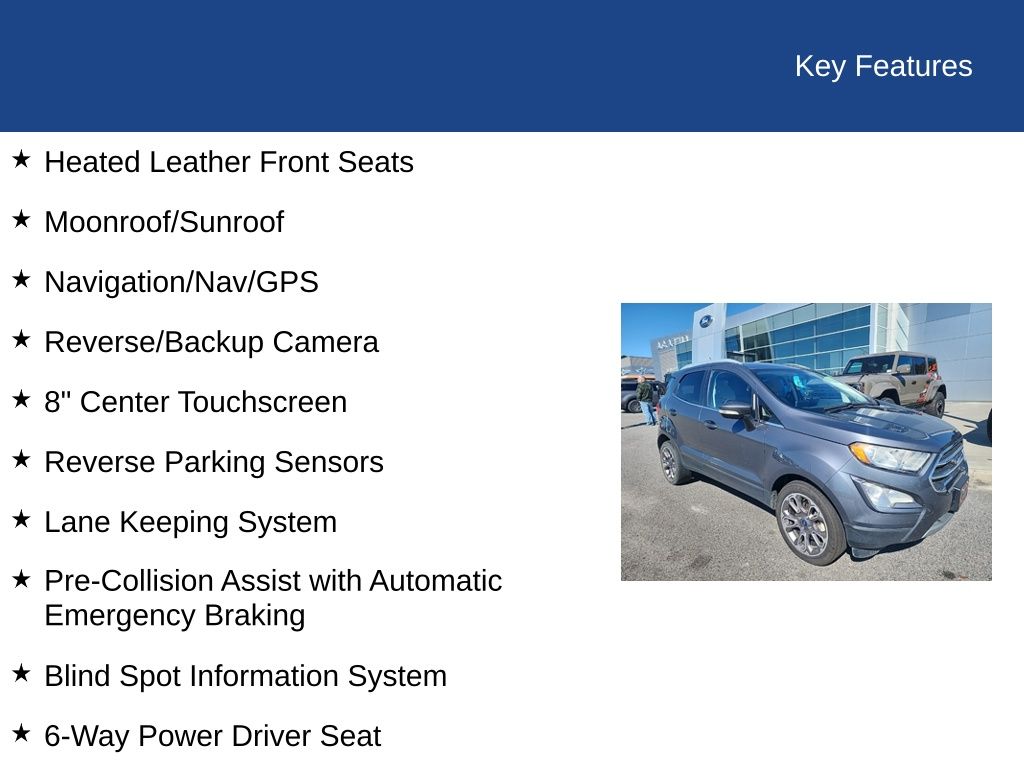 2019 Ford EcoSport Titanium