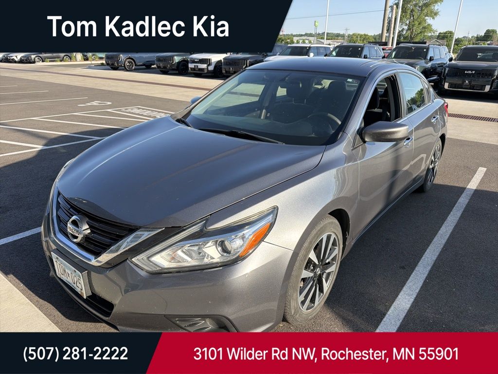 Gray (Gun Metallic) 2018 Nissan Altima 2.5 SV Sedan Front-Wheel Drive Continuously Variable Transmission