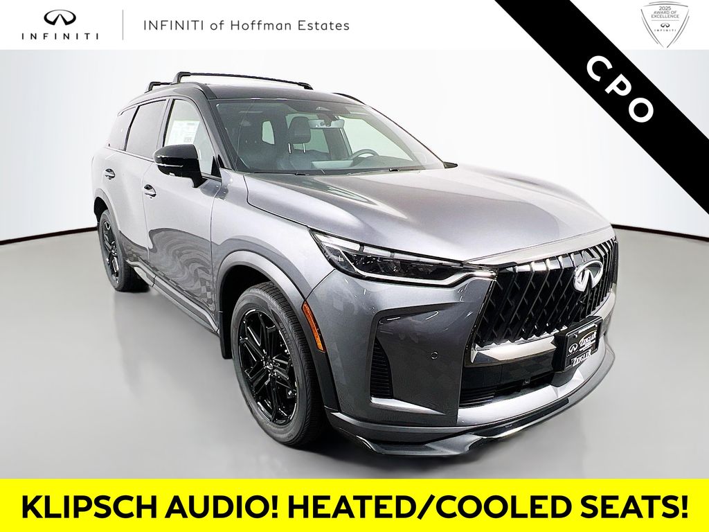 Gray (Graphite Shadow/Black Obsidian) 2026 INFINITI QX60 Sport AWD SUV / Crossover All-Wheel Drive 9-Speed Automatic