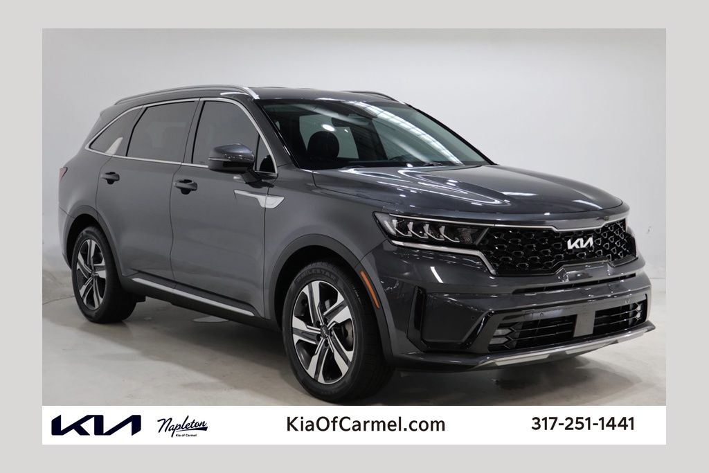Gray (Platinum Graphite) 2023 Kia Sorento Hybrid SUV / Crossover All-Wheel Drive 6-Speed Automatic