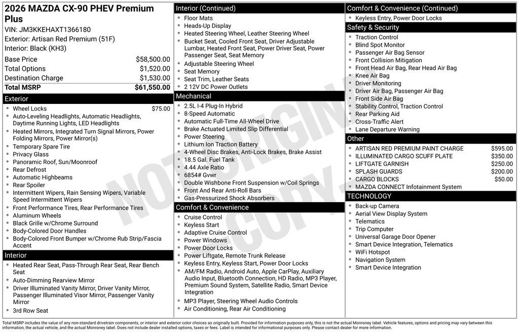 2026 Mazda CX-90 Premium Plus Package - Photo 6