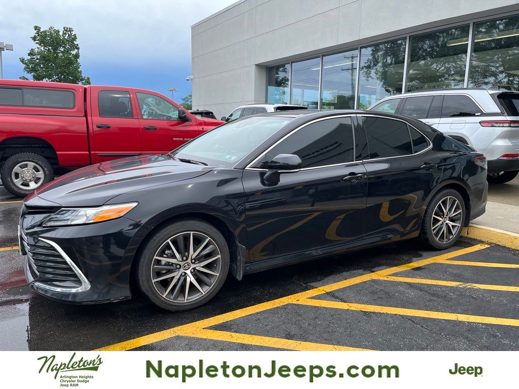 Midnight Black Metallic 2024 Toyota Camry XLE AWD Sedan All-Wheel Drive 8-Speed Automatic