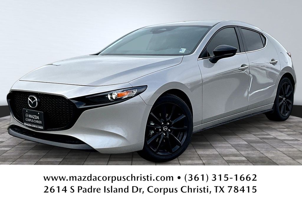 Gray (Platinum Quartz Metallic) 2026 Mazda MAZDA3 Hatchback Front-Wheel Drive 6-Speed Automatic