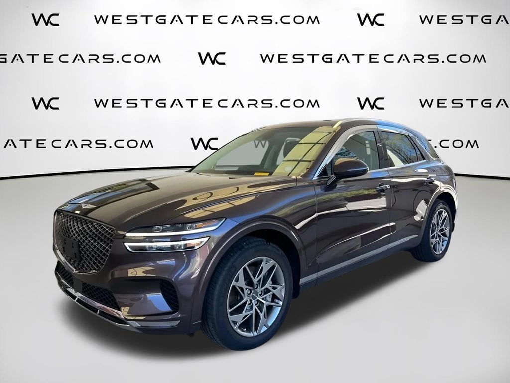 Red (Barossa Burgundy) 2023 Genesis GV70 SUV / Crossover All-Wheel Drive 8-Speed Automatic