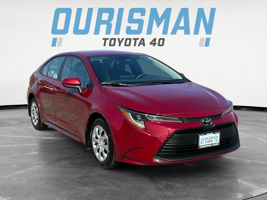 Pearl 2026 Toyota Corolla LE FWD Sedan Front-Wheel Drive Continuously Variable Transmission