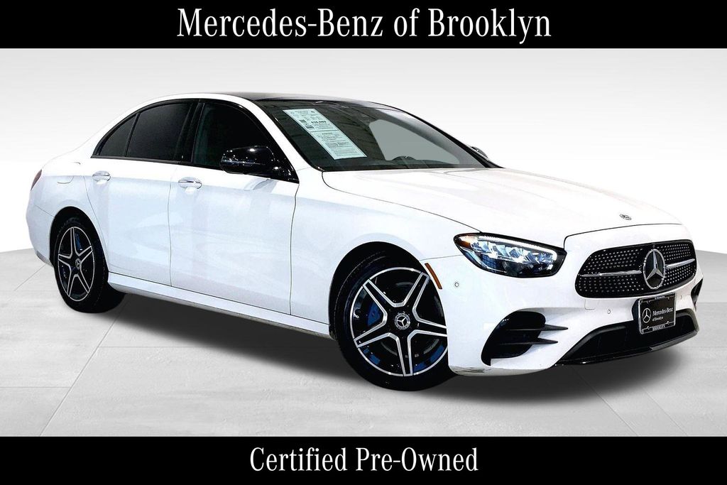 Polar White 2022 Mercedes-Benz E-Class E 350 4MATIC Sedan All-Wheel Drive 9-Speed Automatic
