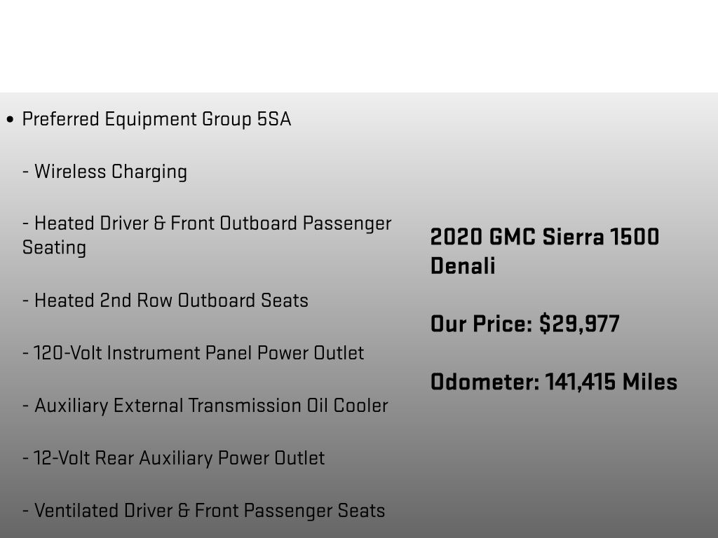 2020 GMC Sierra 1500 Denali Black at Auto Express Mitsubishi
