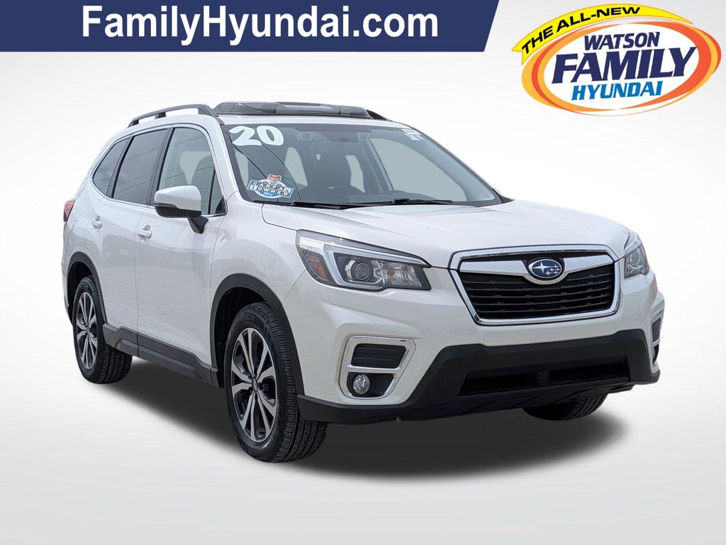 Crystal White Pearl 2020 Subaru Forester SUV / Crossover All-Wheel Drive Continuously Variable Transmission