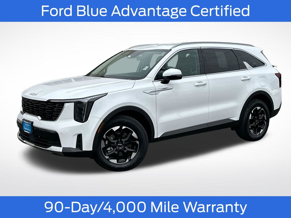 Glacial White Pearl 2024 Kia Sorento SUV / Crossover All-Wheel Drive 8-Speed Automatic