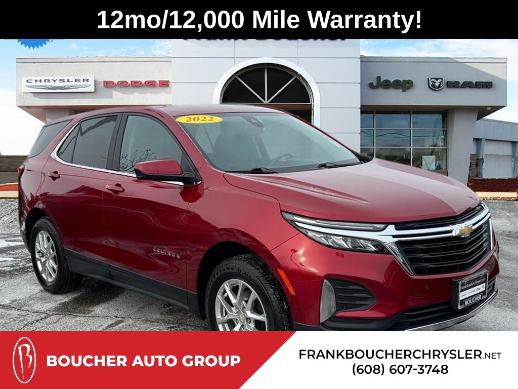 Cherry Red Tintcoat 2022 Chevrolet Equinox LT AWD with 1LT SUV / Crossover Four-Wheel Drive 6-Speed Automatic Overdrive