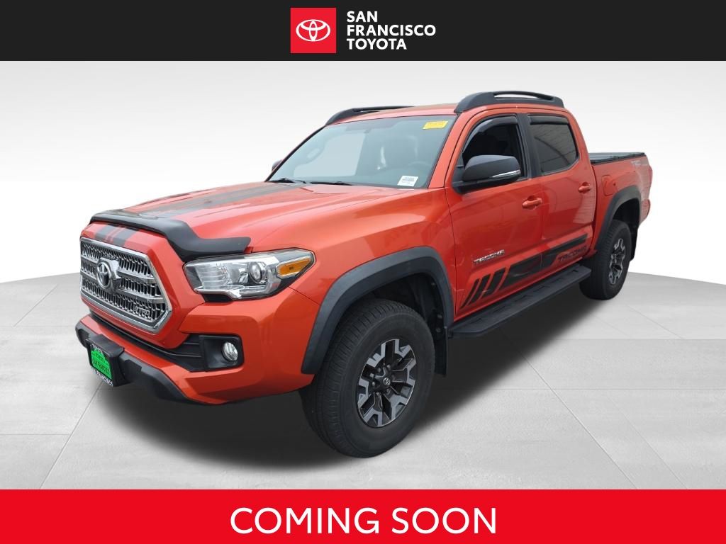 Inferno Red 2016 Toyota Tacoma Pickup Truck Four-Wheel Drive 6-Speed Automatic