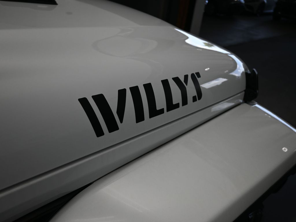Used 2024 Bright White Clearcoat Jeep Willys image 49