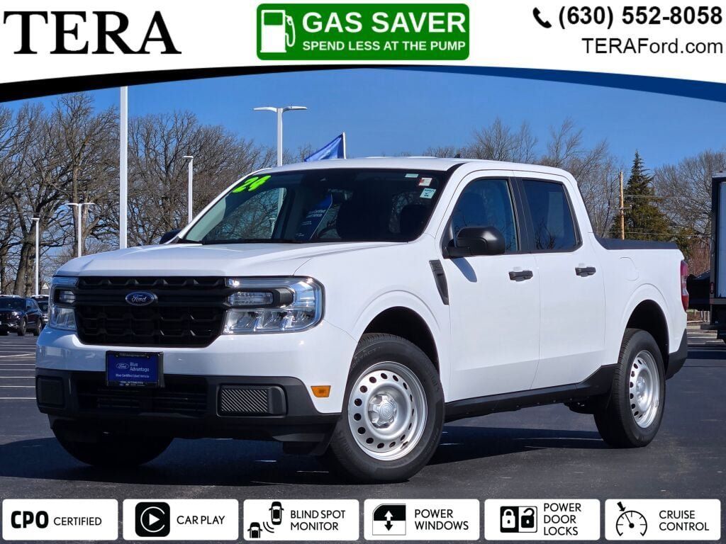 Oxford White 2024 Ford Maverick Pickup Truck Front-Wheel Drive 8-Speed Automatic