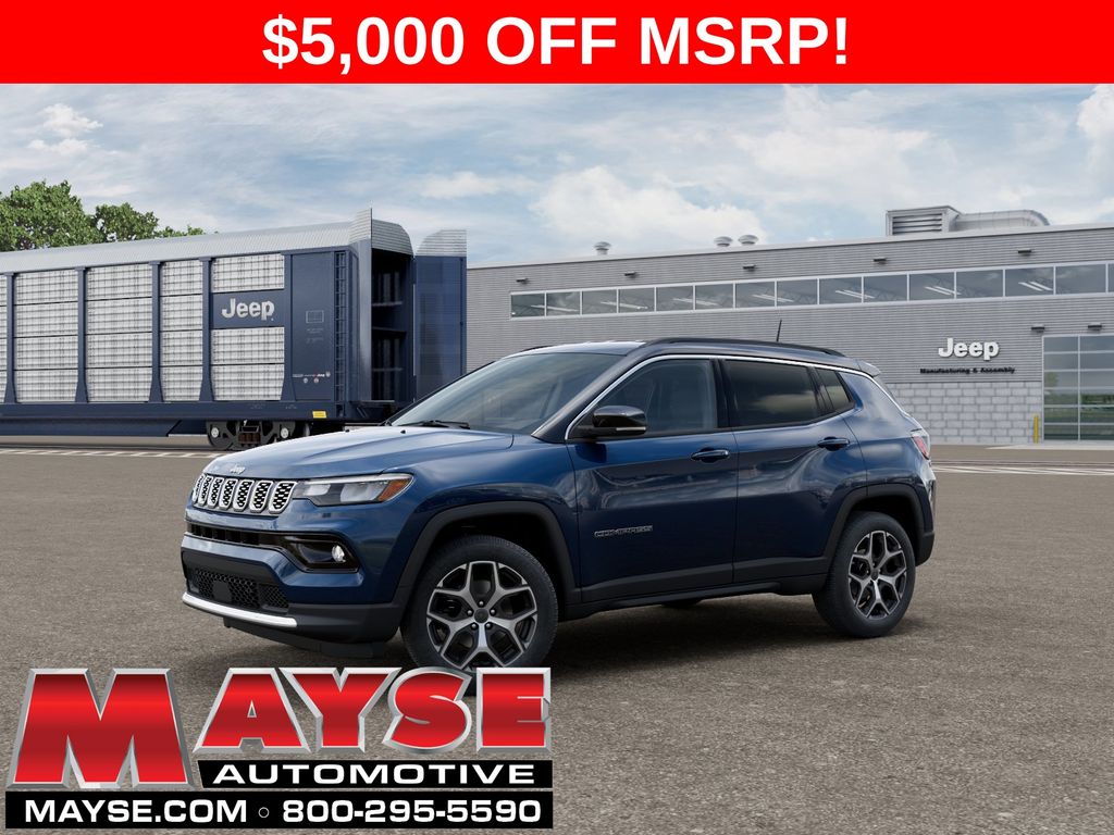 Blue 2026 Jeep Compass SUV / Crossover Four-Wheel Drive 8-Speed Automatic
