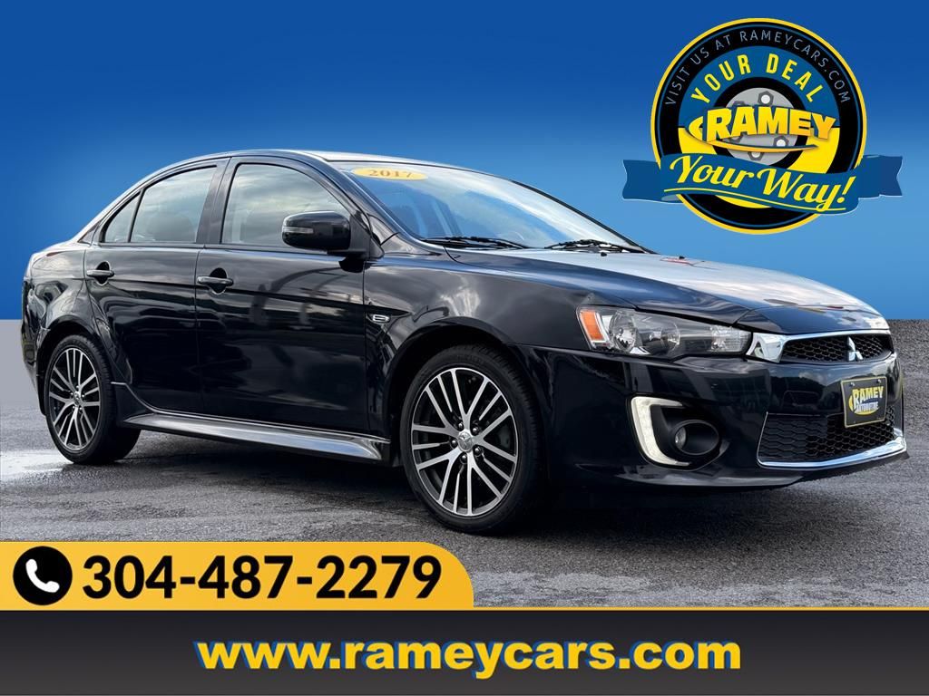 Labrador Black Pearl 2017 Mitsubishi Lancer Sedan All-Wheel Drive Continuously Variable Transmission