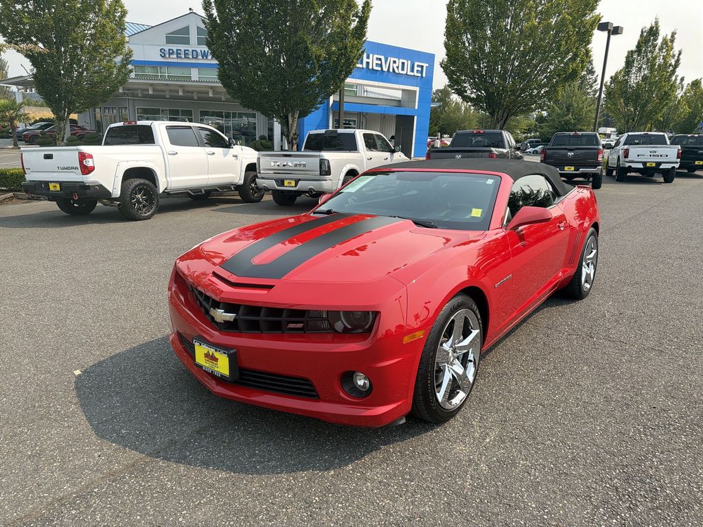 Victory Red 2012 Chevrolet Camaro Convertible Rear-Wheel Drive 6-Speed Automatic