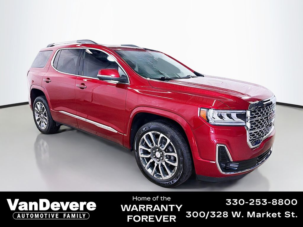 Red Quartz Tintcoat 2020 GMC Acadia Denali AWD SUV / Crossover Four-Wheel Drive 9-Speed Automatic
