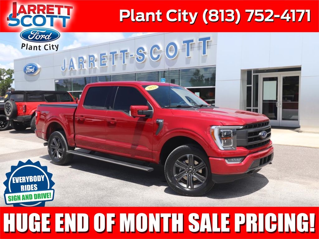 Rapid Red Metallic Tinted Clearcoat 2023 Ford F-150 Pickup Truck Four-Wheel Drive Automatic