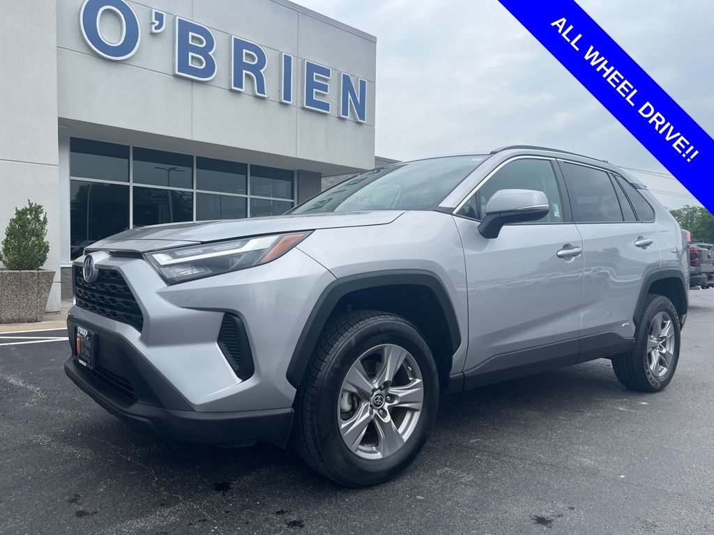 Silver Sky Metallic 2023 Toyota RAV4 Hybrid SUV / Crossover All-Wheel Drive Continuously Variable Transmission