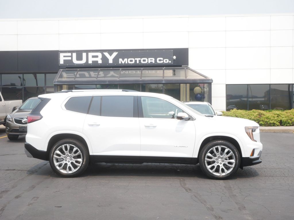 Summit White 2026 GMC Acadia SUV / Crossover Four-Wheel Drive 8-Speed Automatic