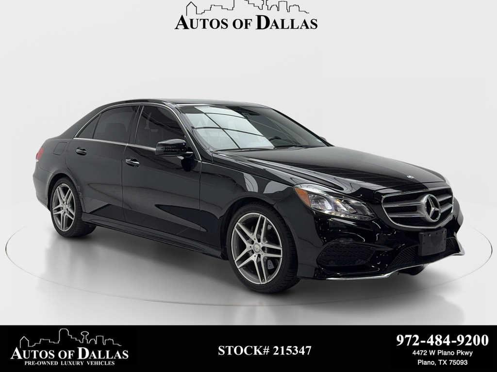 Black 2016 Mercedes-Benz E-Class Sedan Rear-Wheel Drive 7-Speed Automatic