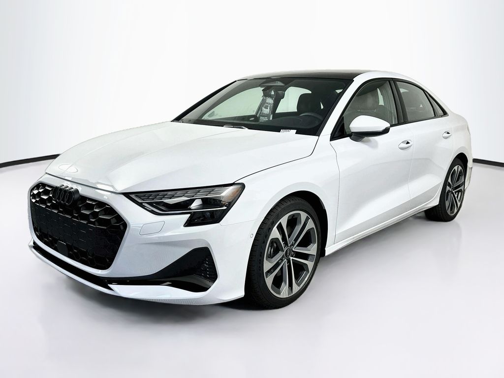 Arkona White 2026 Audi A3 Hatchback 7-Speed Automatic