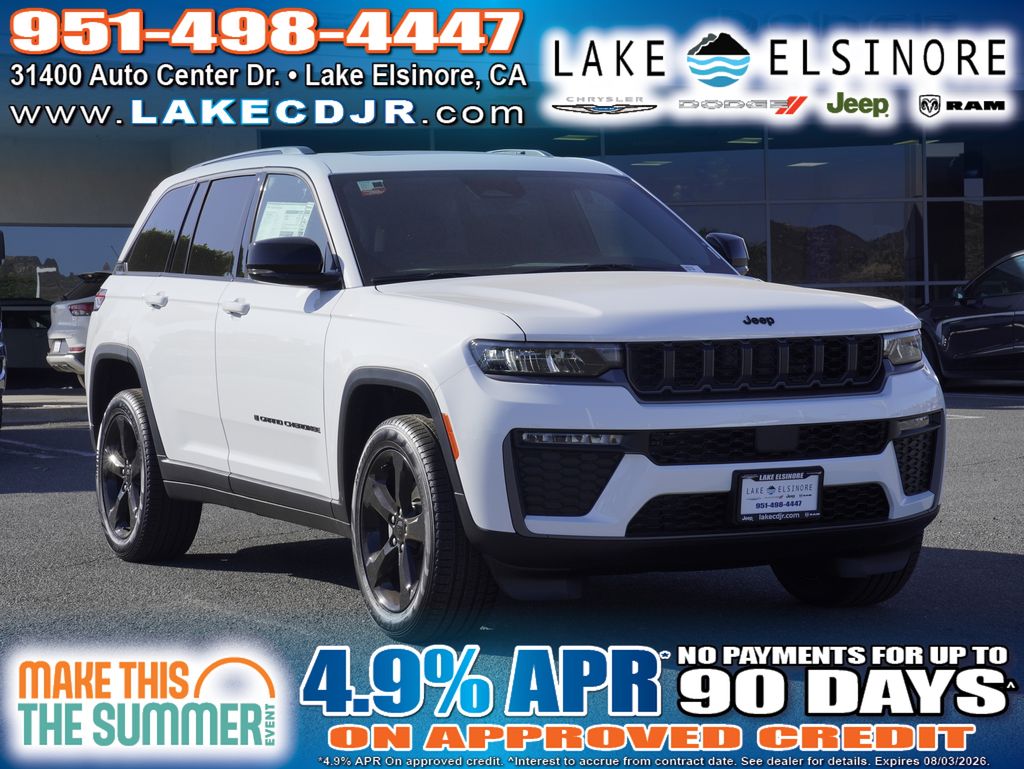 Bright White Clearcoat 2026 Jeep Grand Cherokee SUV / Crossover 4X2 8-Speed Automatic