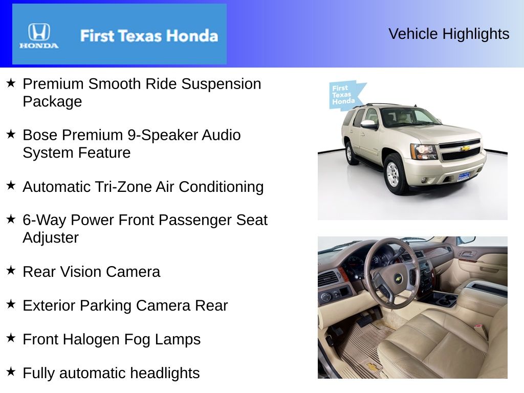 Used Car 2014 Chevrolet Tahoe  Lt For Sale Under $15,000 In Austin, Texas