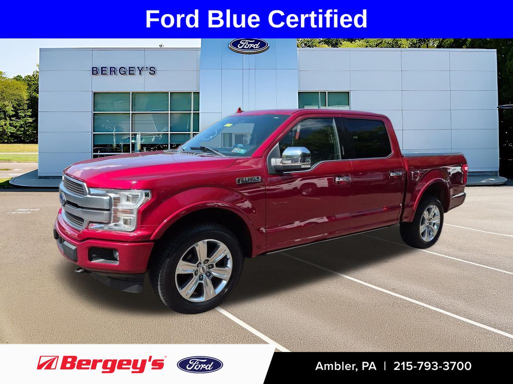 Ruby Red Metallic 2018 Ford F-150 Pickup Truck Four-Wheel Drive Automatic