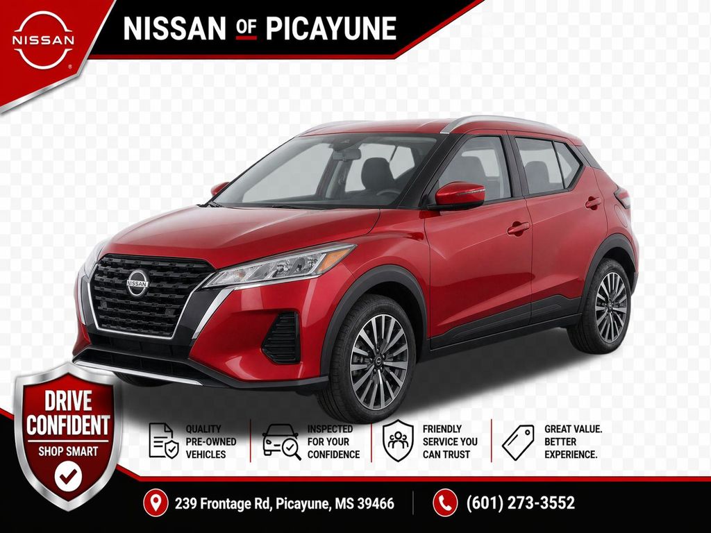 Red (Scarlet Ember Tintcoat) 2022 Nissan Kicks SV FWD SUV / Crossover Front-Wheel Drive Continuously Variable Transmission