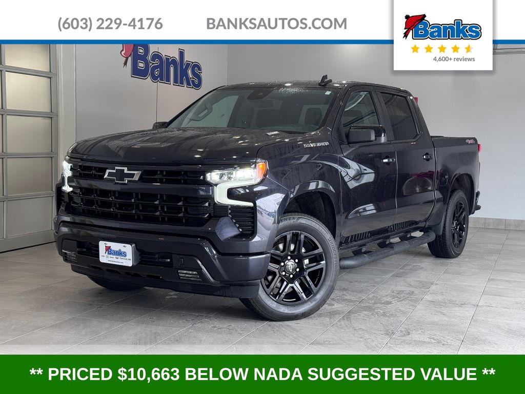 Dark Ash Metallic 2023 Chevrolet Silverado 1500 Pickup Truck Four-Wheel Drive Automatic