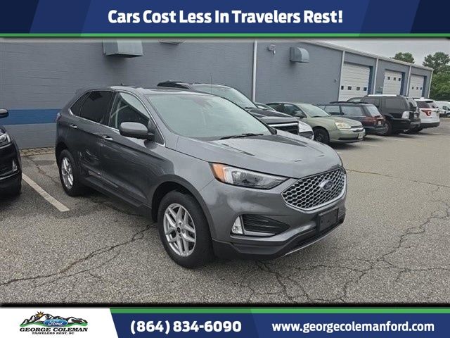 Gray Metallic 2024 Ford Edge SUV / Crossover All-Wheel Drive 8-Speed Automatic