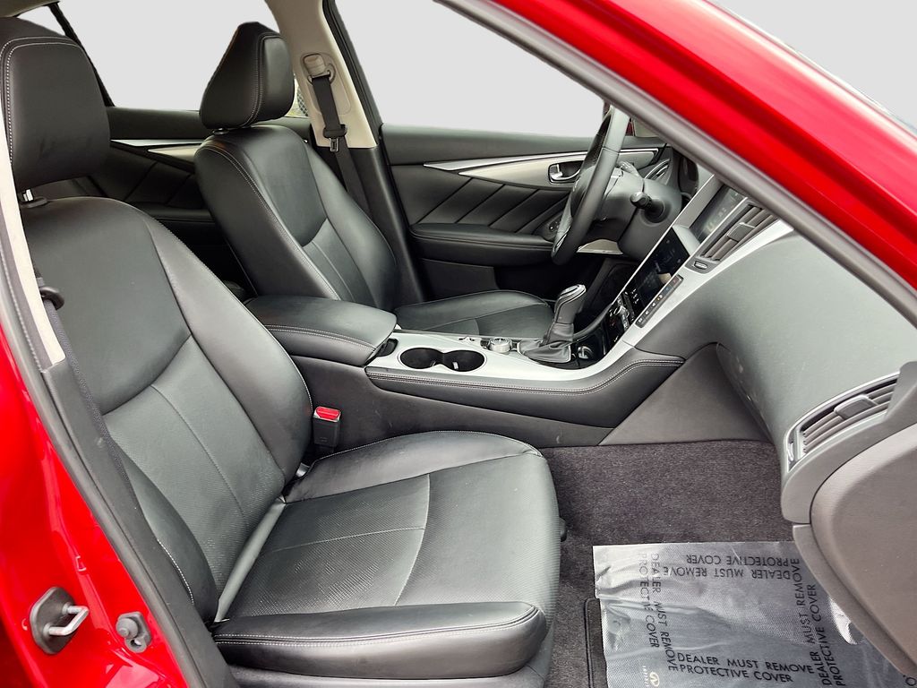 2023 INFINITI Q50 LUXE Red at AutoSavvy Houston Northwest