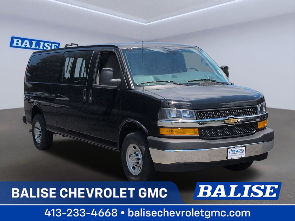 Black 2026 Chevrolet Express Cargo Van Rear-Wheel Drive