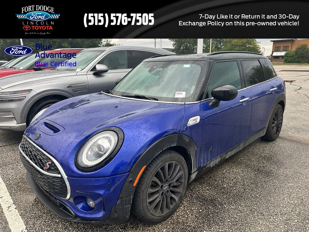 Blue Metallic 2021 MINI Cooper Clubman Wagon All-Wheel Drive 8-Speed Automatic