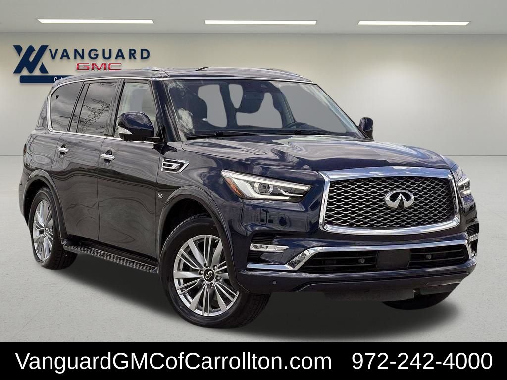 Hermosa Blue 2020 INFINITI QX80 SUV / Crossover Rear-Wheel Drive 7-Speed Automatic