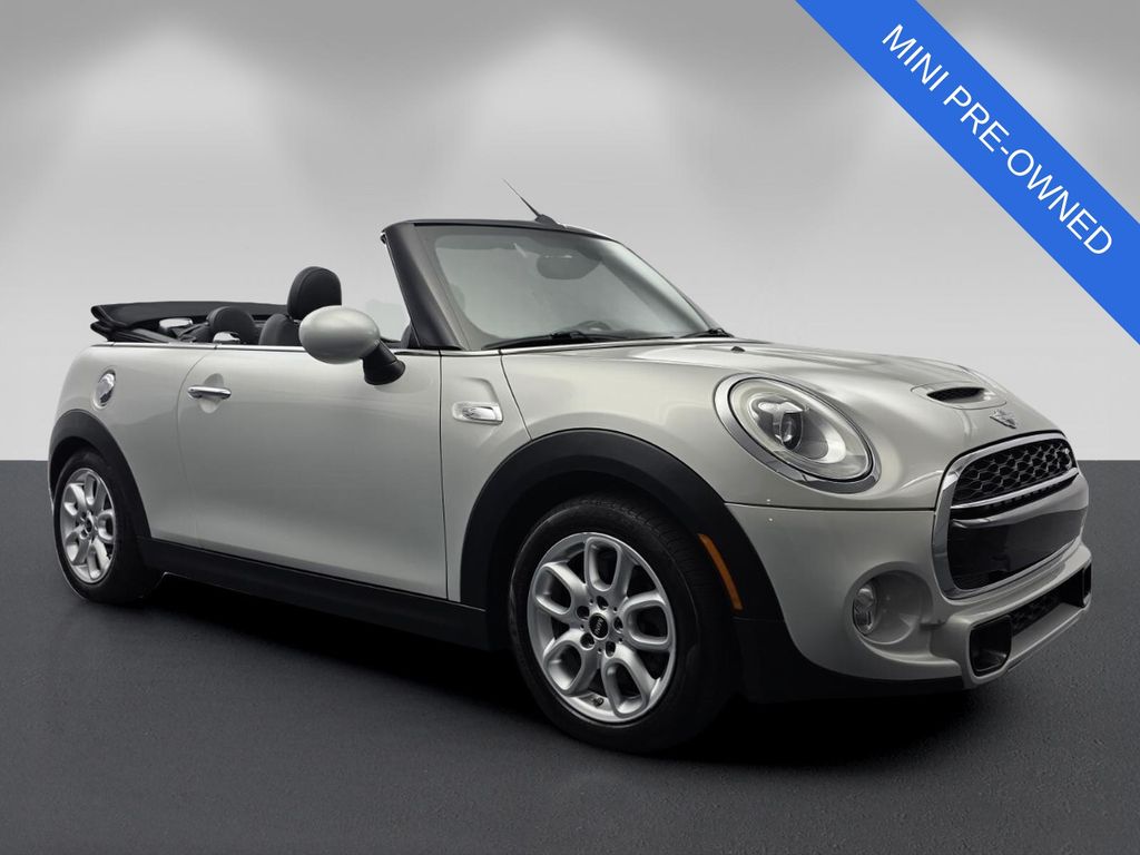 White Silver Metallic 2018 MINI Cooper S Convertible FWD Convertible Front-Wheel Drive 6-Speed Automatic