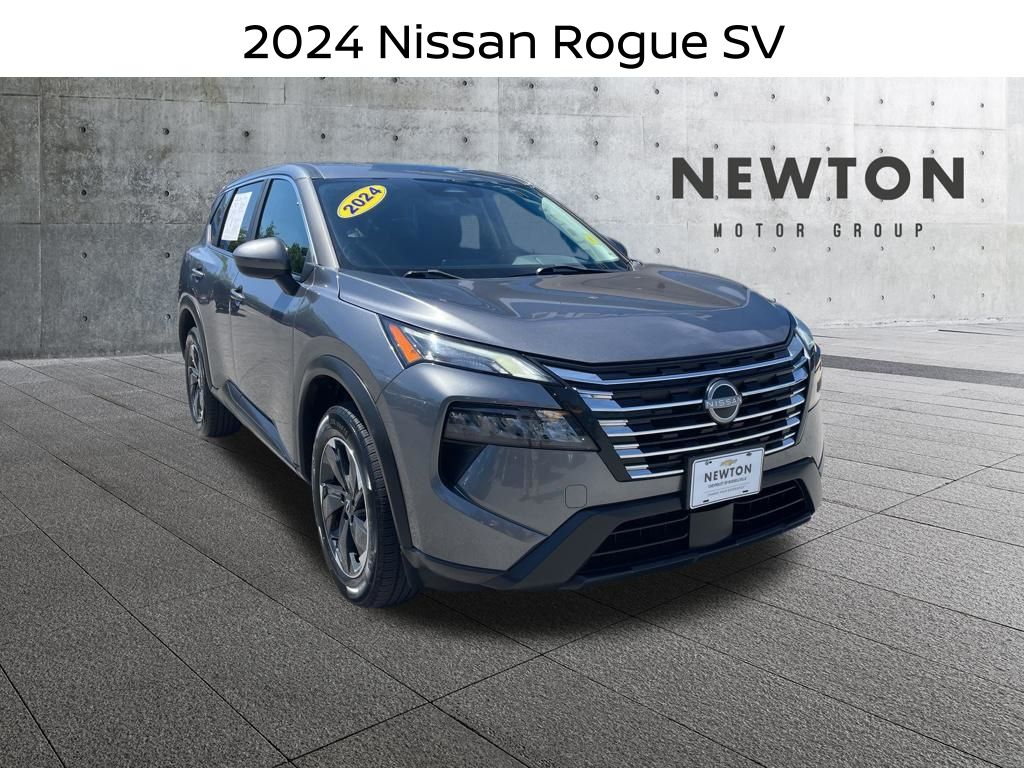 Gray (Gun Metallic) 2024 Nissan Rogue SUV / Crossover All-Wheel Drive Continuously Variable Transmission